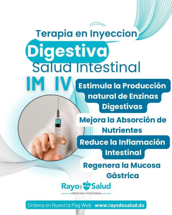 Terapia en Inyección IM ó IV Digestiva/ Salud Intestinal - Imagen 3