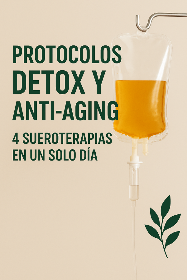 Protocolo 4 sueros Detox y Antiaging
