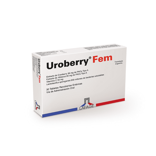 Uroberry fem extracto de cranberry con probioticos